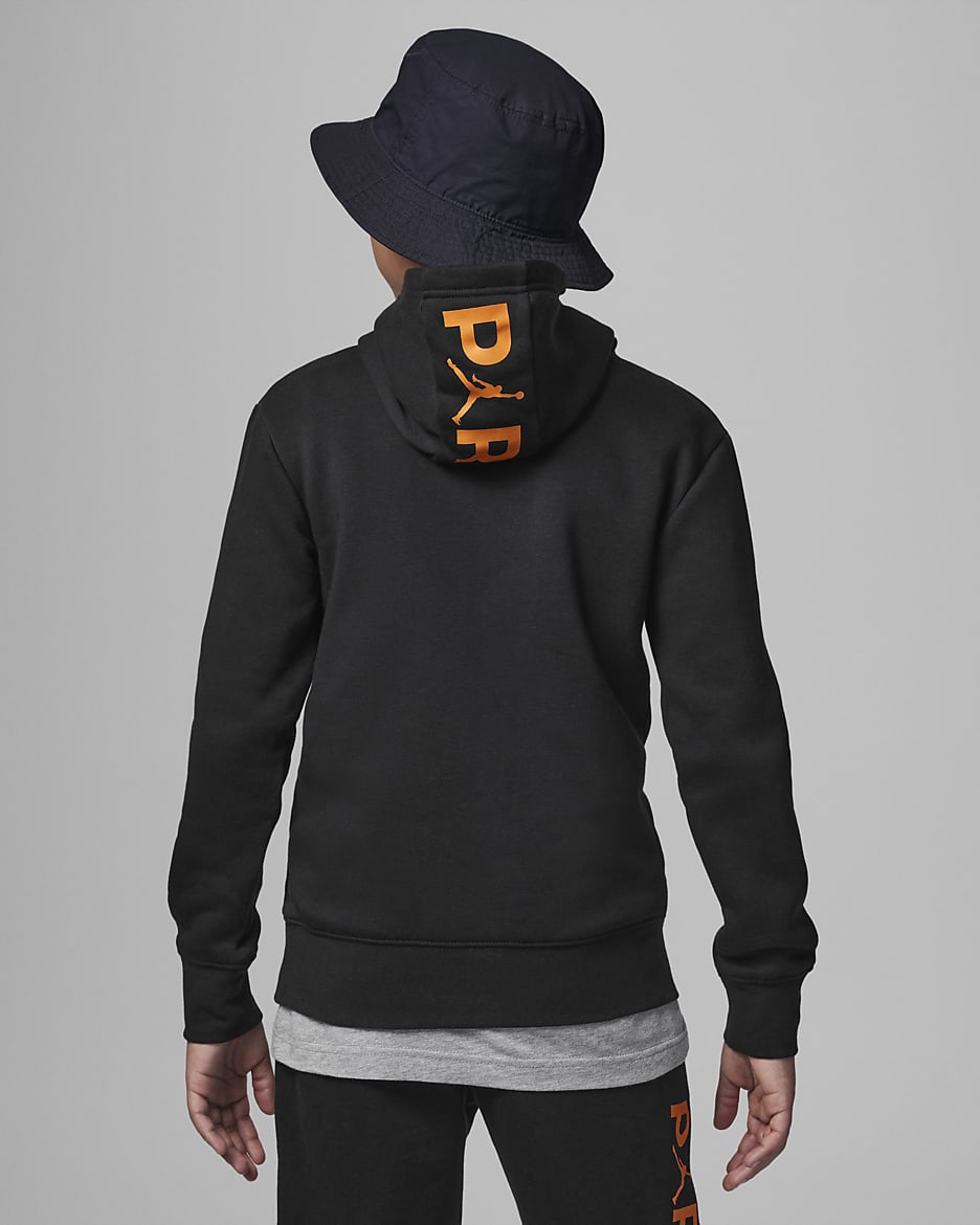 Jordan Paris Saint Germain Fleece Pullover Hoodie Big Kids Hoodie. Nike JP